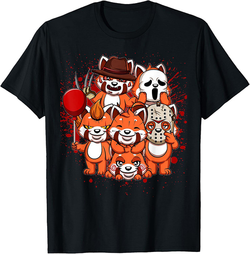 My Little Horror Crew - Halloween Red Pandas T-Shirt