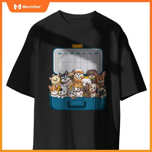 My Medicine For Happiness Dogs Every Day Dog Lover T-Shirt