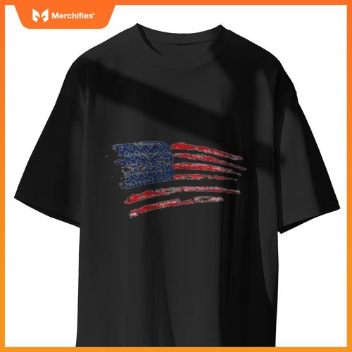 Patriotic American Flag USA T-Shirt