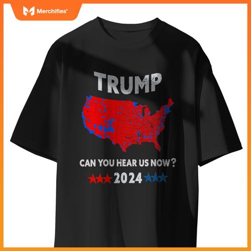Patriotic Red and Blue Map - USA County Election Map T-Shirt
