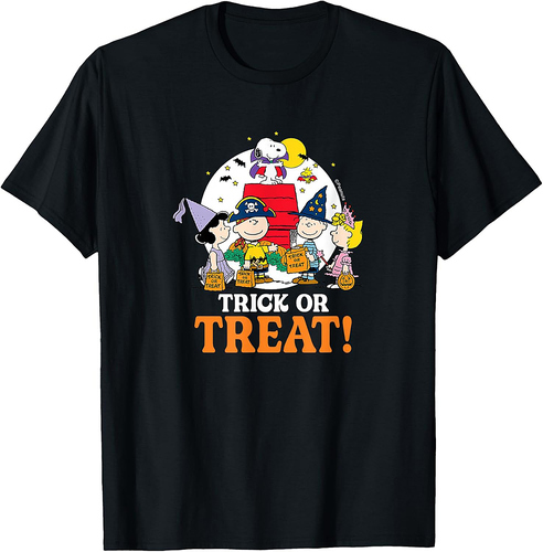 Peanuts - Halloween - Trick Or Treat moonlight T-Shirt