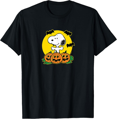 Peanuts - Snoopy Pumpkin Patch Halloween T-Shirt