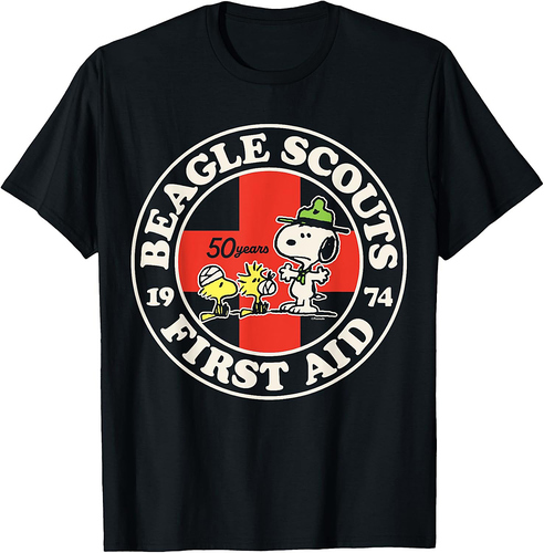 Peanuts  Beagle Scouts First Aid T-Shirt