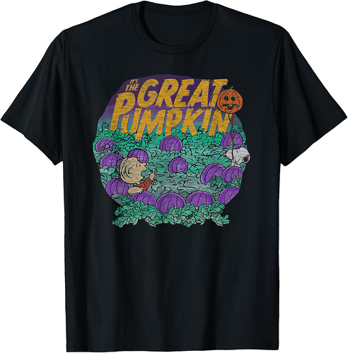 Peanuts Halloween Linus Snoopy Great Pumpkin T-Shirt