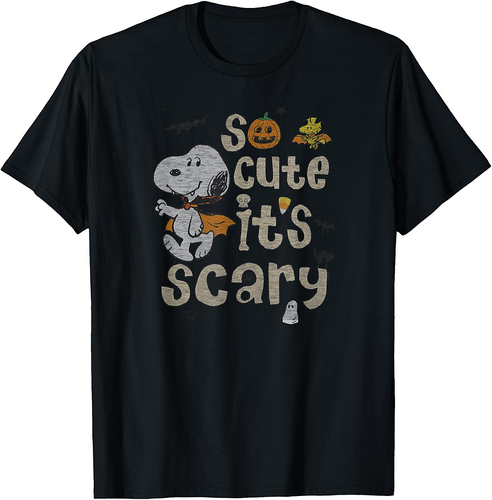 Peanuts Halloween Snoopy So Cute Scary T-Shirt