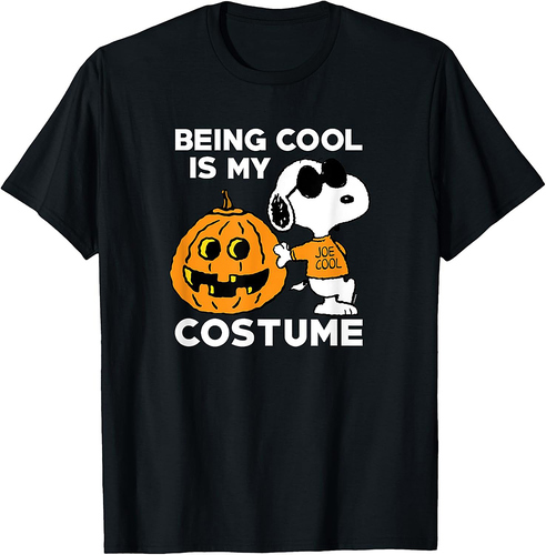 Peanuts Snoopy Cool Halloween Costume T-Shirt