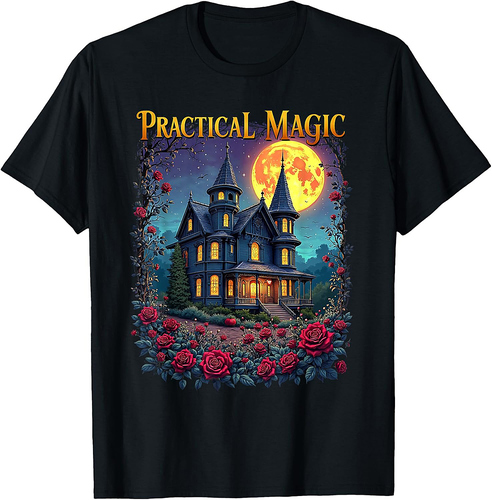 Practical Magic Witchy Halloween Love Vintage Witch Magic T-Shirt