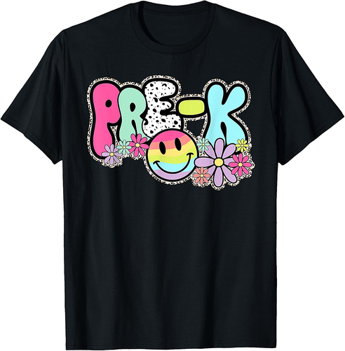 Back to School Smile Face Teacher Student T-Shirt - Funny School Shirt