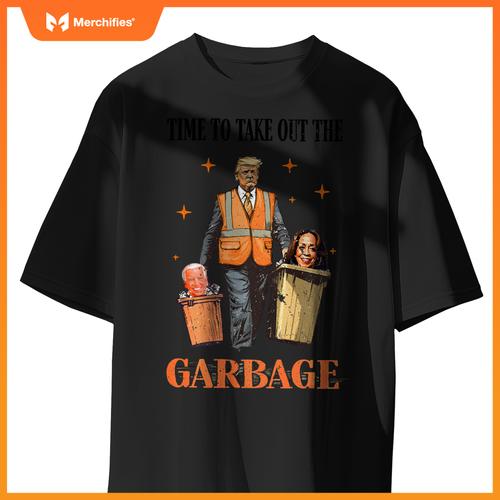 President 47 Winner Kamala Election Garbage Truck Trash 2024 T-Shirt