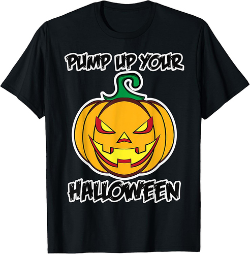 Pump up your Halloween for Men and Women - Pumpkin T-Shirt