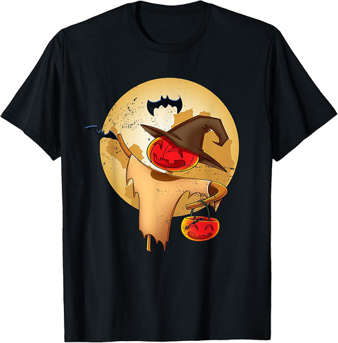 Pumpkin Jack O Lantern Funny Scarecrow Gift Halloween T-Shirt