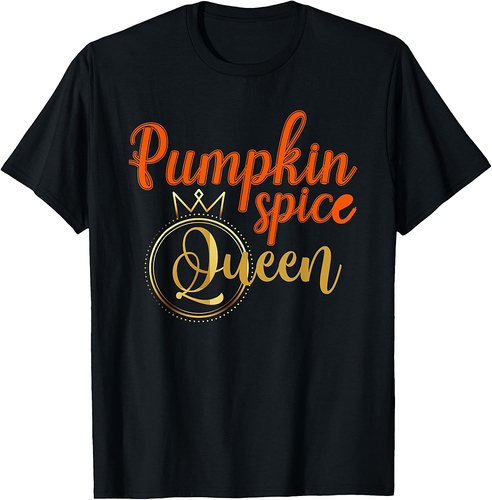 Pumpkin Spice Queen Halloween T-Shirt