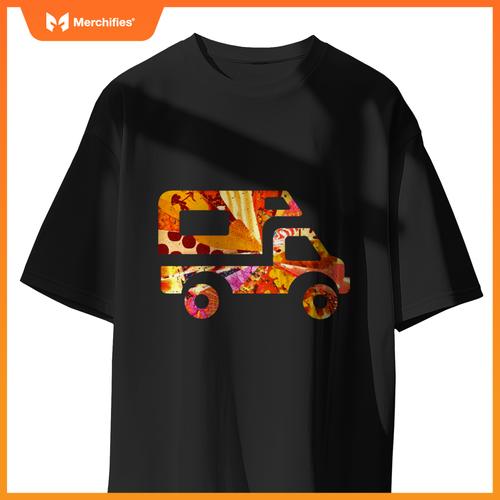 RV Life Van Camper Truck Pickup Camping Road Trip Artsy Tent T-Shirt