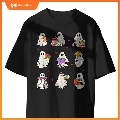 Retro Teacher Halloween Ghost Read More Books Teacher
