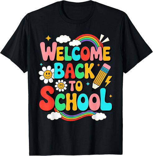 Retro Welcome Back to School Teacher Appreciation Boy Girl T-Shirt
