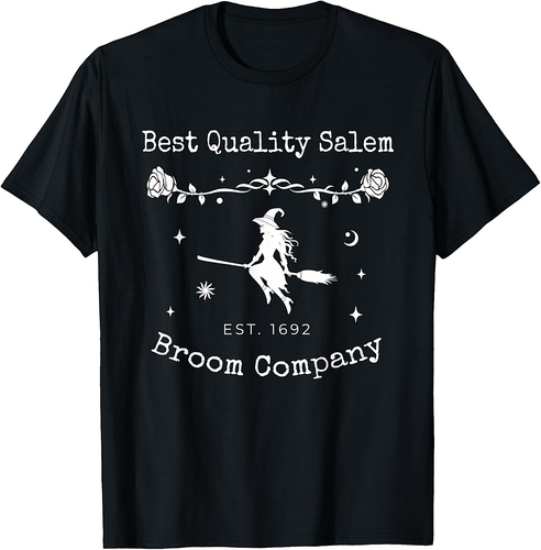 Salem Broom Company Halloween Scary Costume Halloween Party T-Shirt