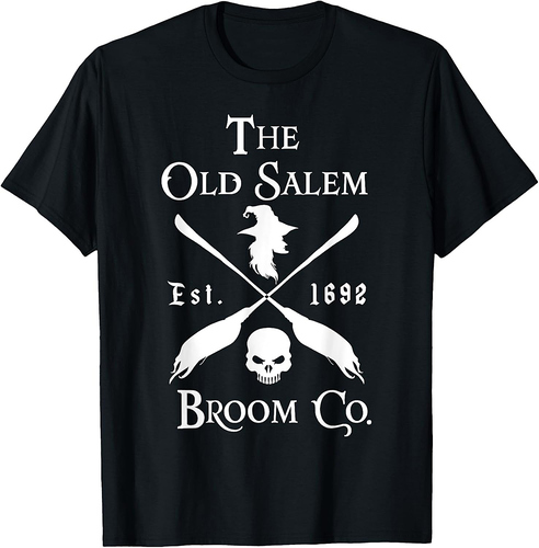 Salem Broom Company is Halloween in 1692 T-Shirt