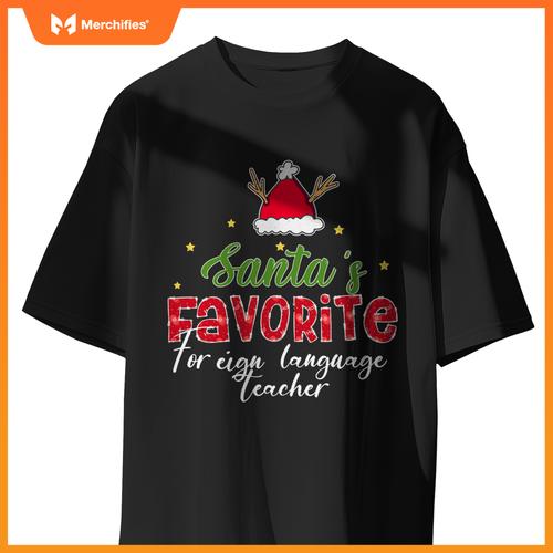 Santa's Favorite Foreign Language Teacher Christmas