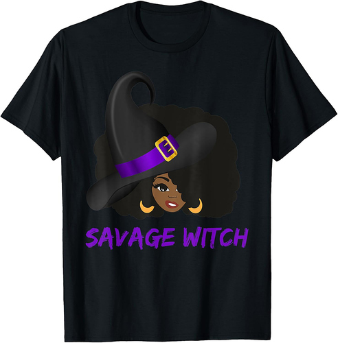 Savage Witch Matching Group Halloween Costume Fun T-Shirt