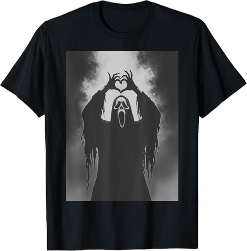 Scary Face Horror Poster Halloween T-Shirt