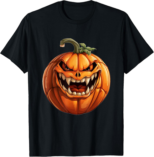 Scary Pumpkin Jack O Lantern Pumpkins Halloween T-Shirt