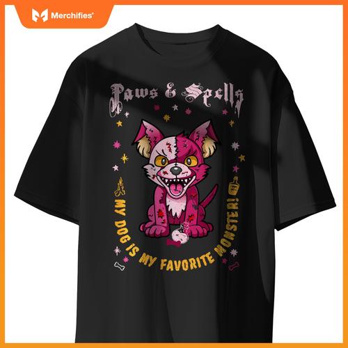 Scary Creepy Plush Dog Stuffed Cute Toy T-Shirt