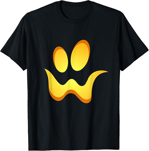 Spooky Jack O Lantern Halloween Party Pumpkin Costume T-Shirt