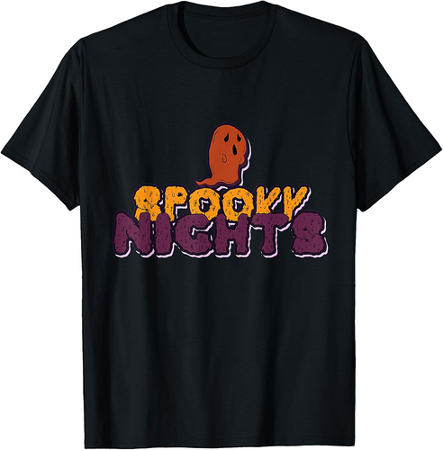 Spooky Nights Ghost Party on Halloween T-Shirt