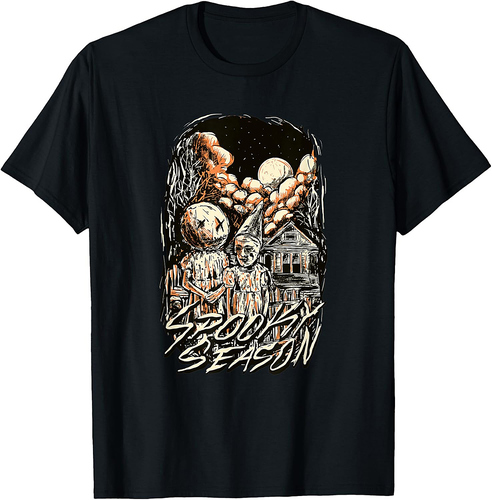 Spooky Season Horror Halloween Creepy Pumpkin Nightmare T-Shirt