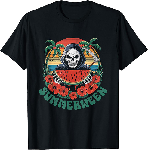 Summerween Grim Reaper Halloween T-Shirt
