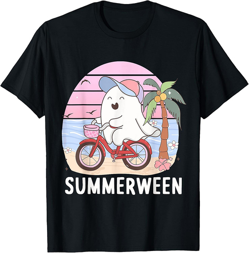 Summerween Vibes Halloween Summer Celebrate T-Shirt