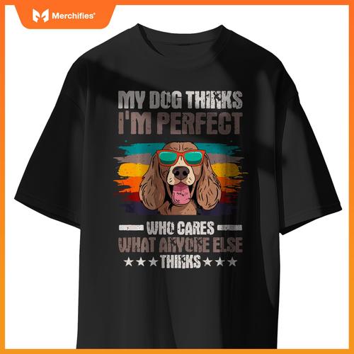 Sussex Spaniel Dog Lover Retro Vintage Fur Parent Breeder T-Shirt