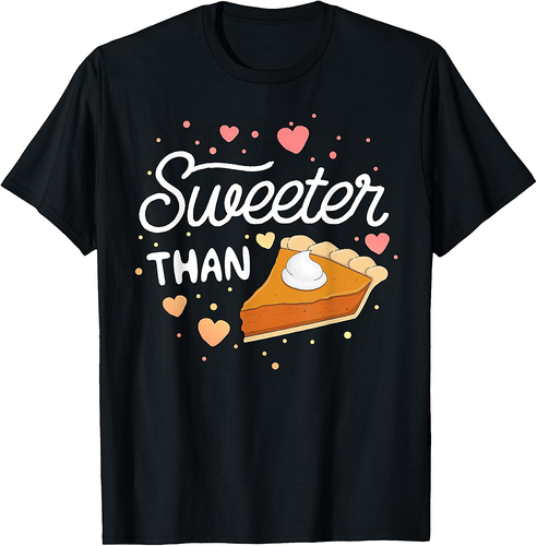 Sweeter Than Pumpkin Pie Halloween SHIRT Kids Thanksgiving T-Shirt