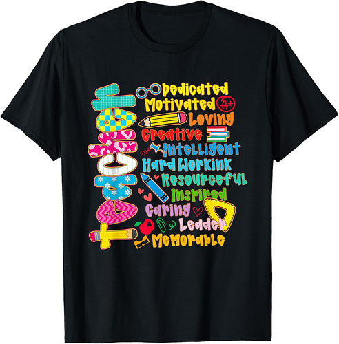 Teacher Motivated Loving Back To School First Day Of School T-Shirt