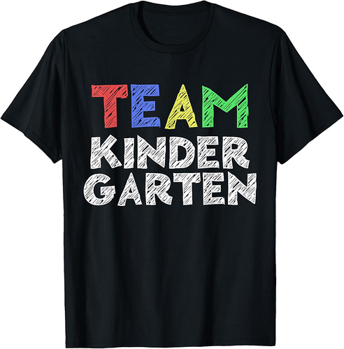 Team Kindergarten Shirt Boy Girl Teacher Back To School T-Shirt