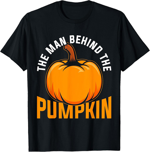 The Man Behind The Pumpkin Halloween T-Shirt