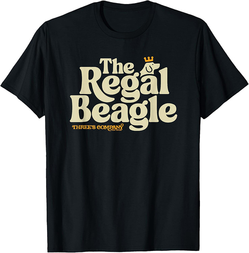 The Regal Beagle Vintage Three's Company 1980's Logo T-Shirt