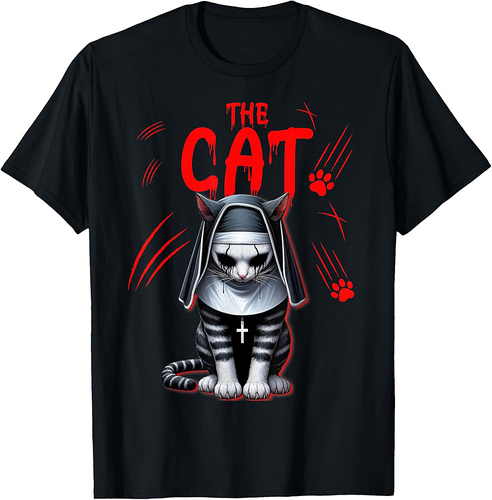The Scary Cat Halloween Costume for Adult T-Shirt