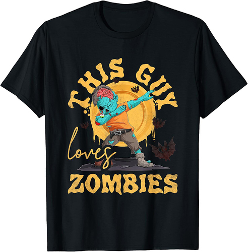 This Guy Loves Zombies, Halloween T-Shirt