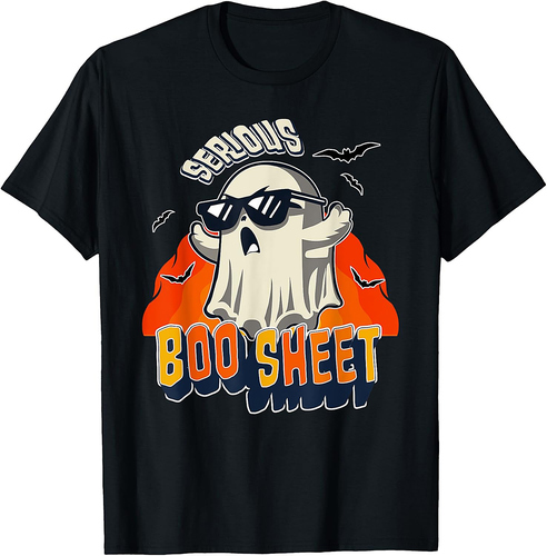 Halloween Costume Funny Boo Sheet Ghost Inappropriate T-Shirt