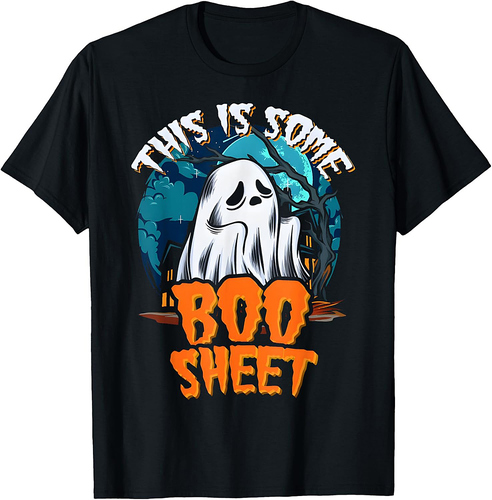 This Is Some Boo-Sheet Halloween Ghost Costume Men Women T-Shirt