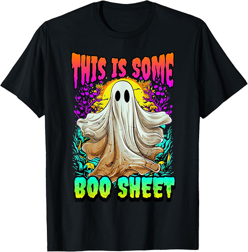 This Is Some Boo Sheet Tee Ghost Halloween Costume Men Women T-Shirt
