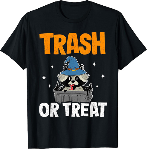 Trash Or Treat Racoon Raccoon Halloween T-Shirt