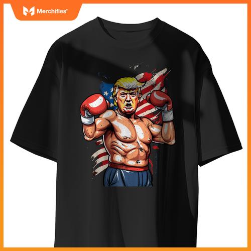 Trump Boxing Champion Patriotic Fighter T-Shirt