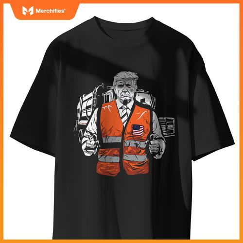 Trump Garbage Truck Vest T-Shirt