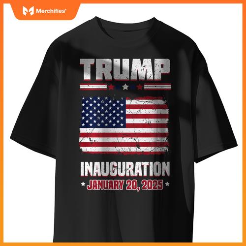 Trump Inauguration January 20, 2025 Historic Patriotic T-Shirt