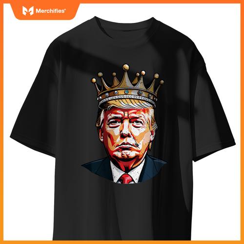 Trump with Crown King Trump 2024 Patriotic T-Shirt