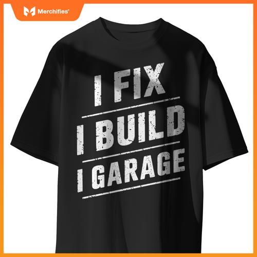 Tuners Mechanics Garage Life And Auto Car Guys Mechanic T-Shirt