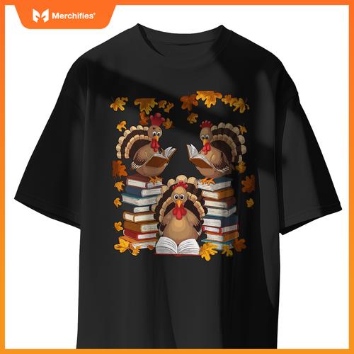 Turkey Reading Books Fall Thanksgiving Teacher Book Lovers