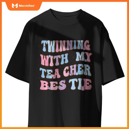 Twin Day Design for Spirit Week Teacher Bestie Matching